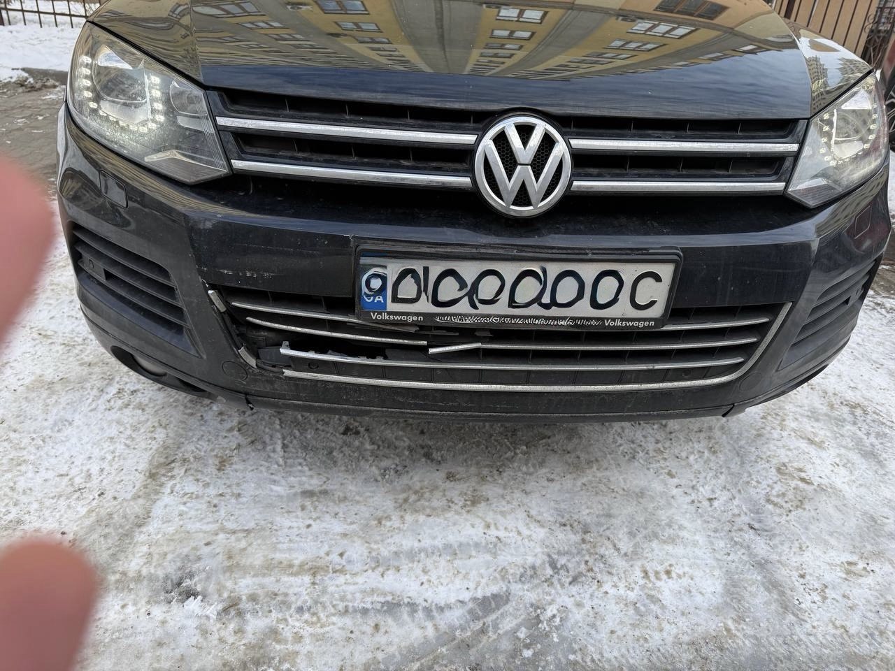 центральну решітку Volkswagen 