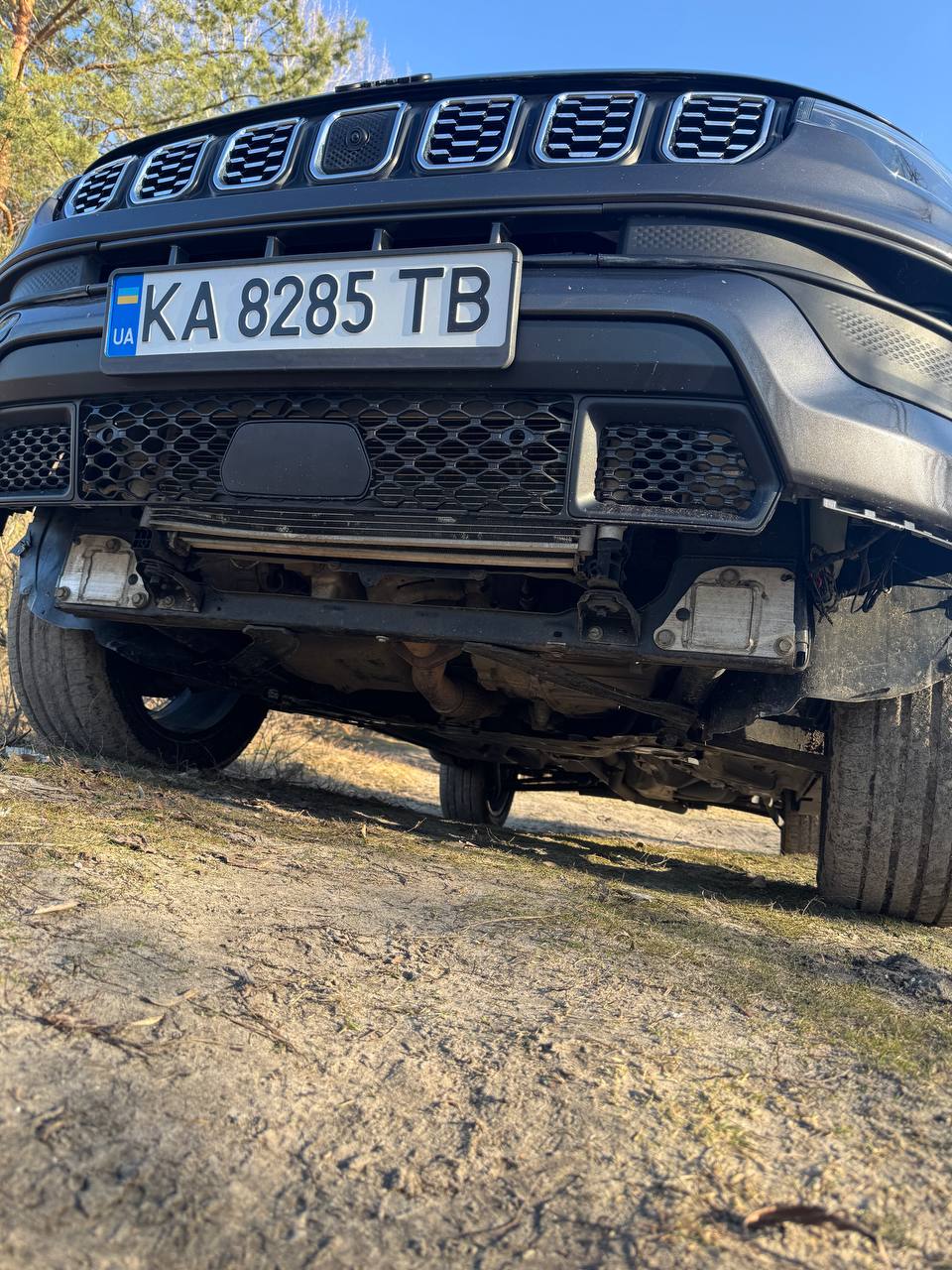 низ бампера Jeep Compass 2022 р. 