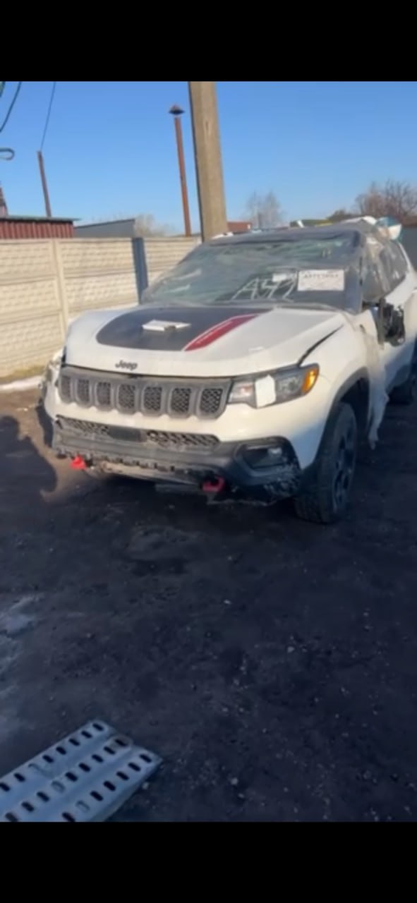 Вставка під ПТФ Jeep Compass Trailhawk 2023 р. 