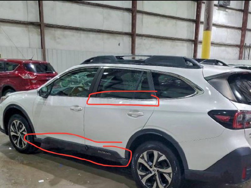 нижні накладки дверей Subaru 