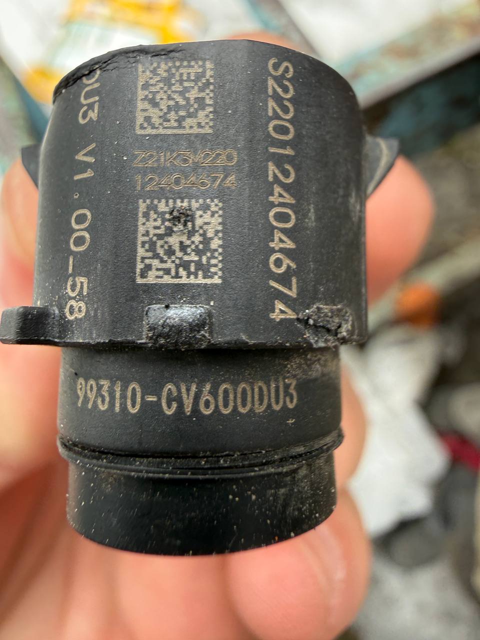 передній правий парктронік 