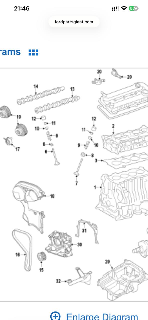 Купити распредвал Ford Fusion 